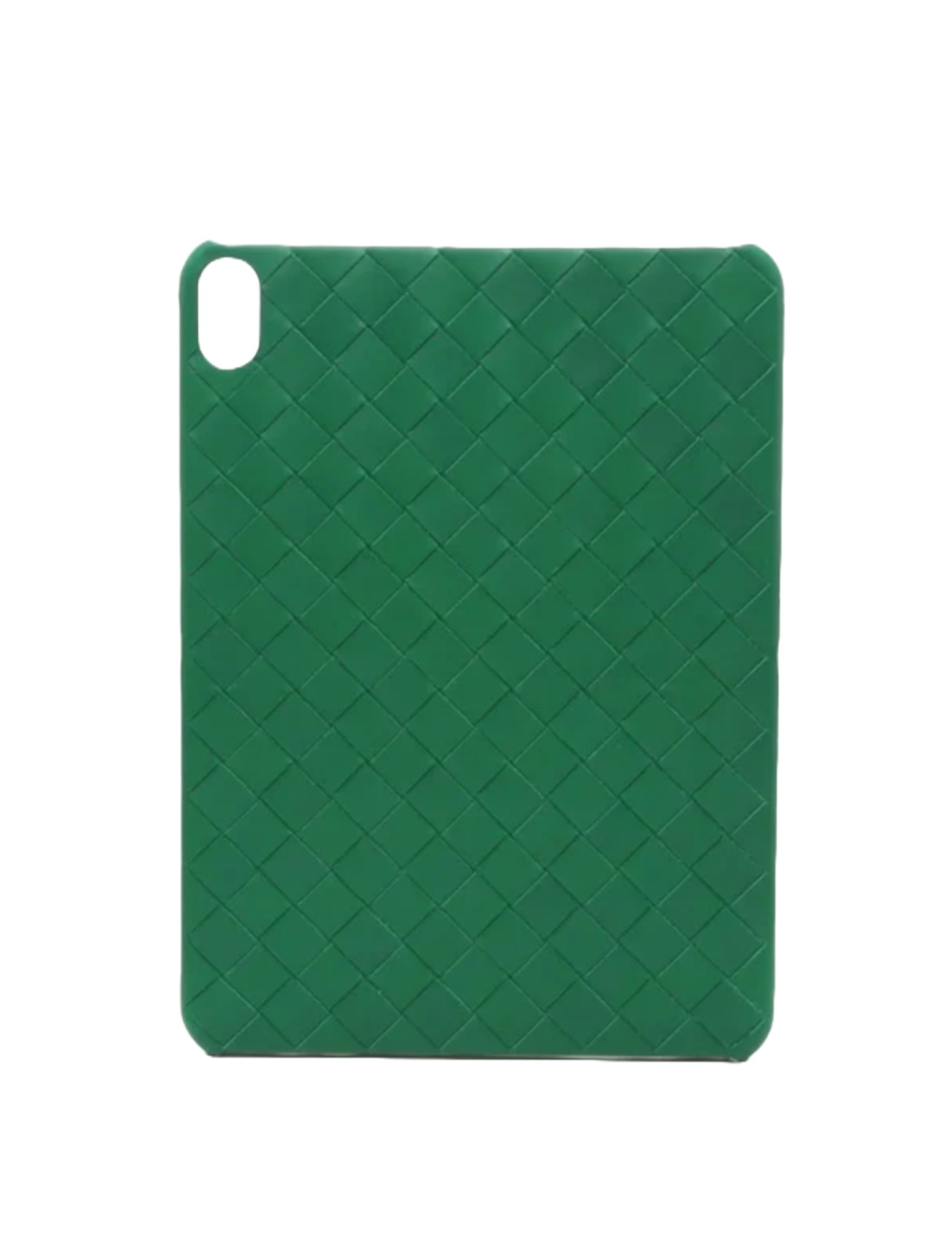 Bottega Veneta Woven Intrecciato Tablet Case — Green