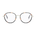 Fendi FE50052U032 Round Metal-Frame Eyeglasses — Black