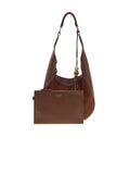 Guess Nina Hobo Bag — Brown