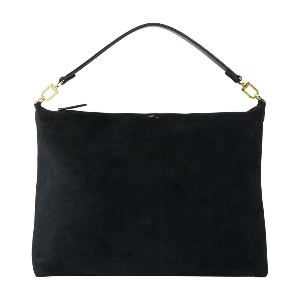 Toteme Bevel Shoulder Bag — Black