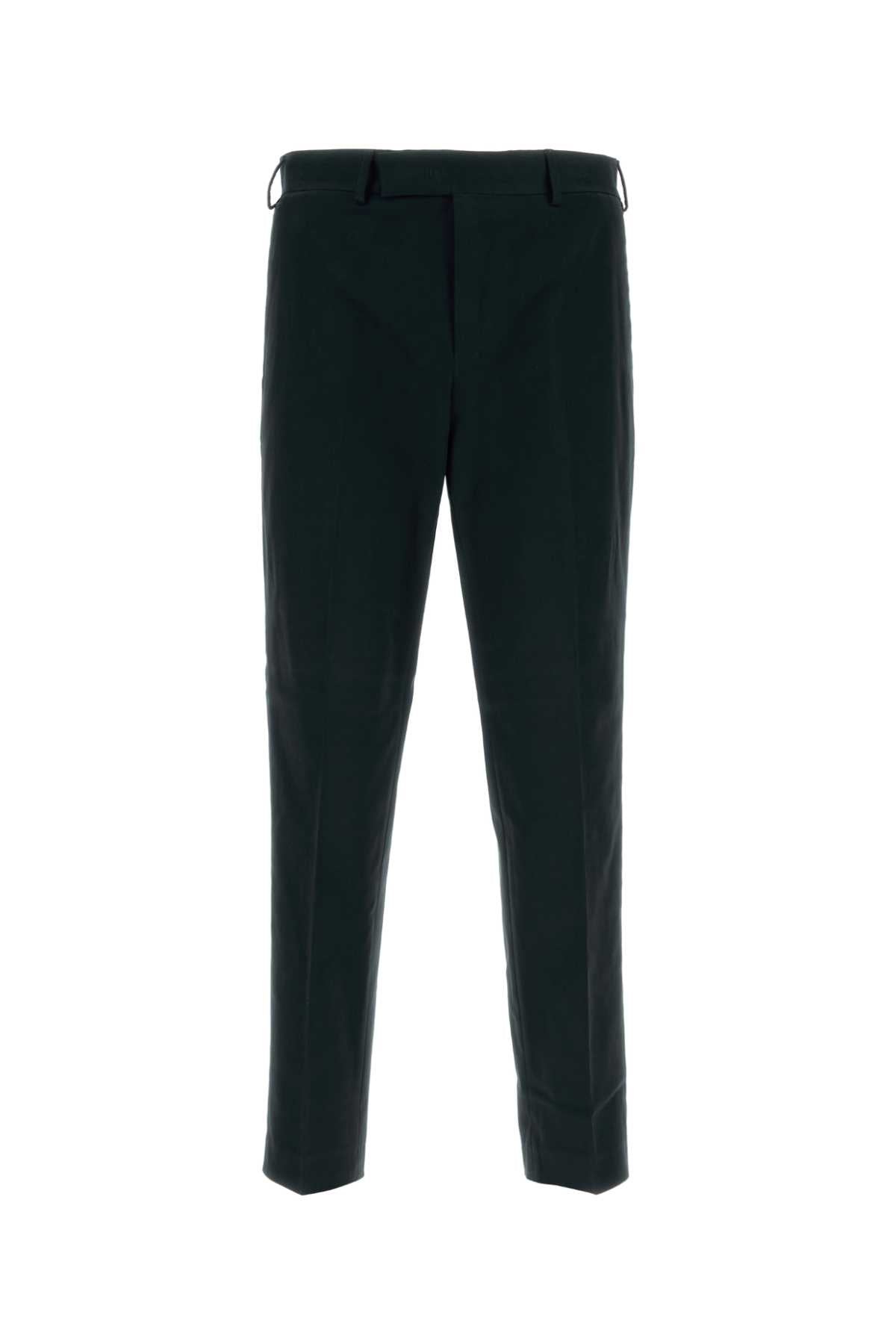 Pt Torino Flat Trousers — Black