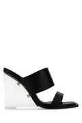 Alexander McQueen Shard Sandal — Black