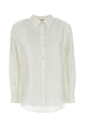Alexander McQueen Crisp Cotton Button-Front Shirt — White