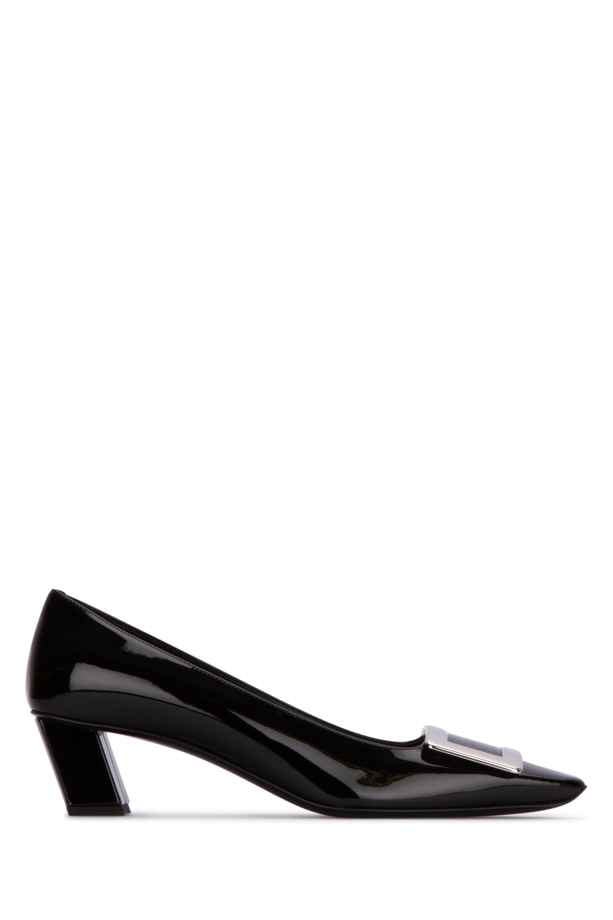 Roger Vivier Polished Calfskin Pump — Black