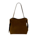 Acne Studios Calfskin Shoulder Bag — Brown