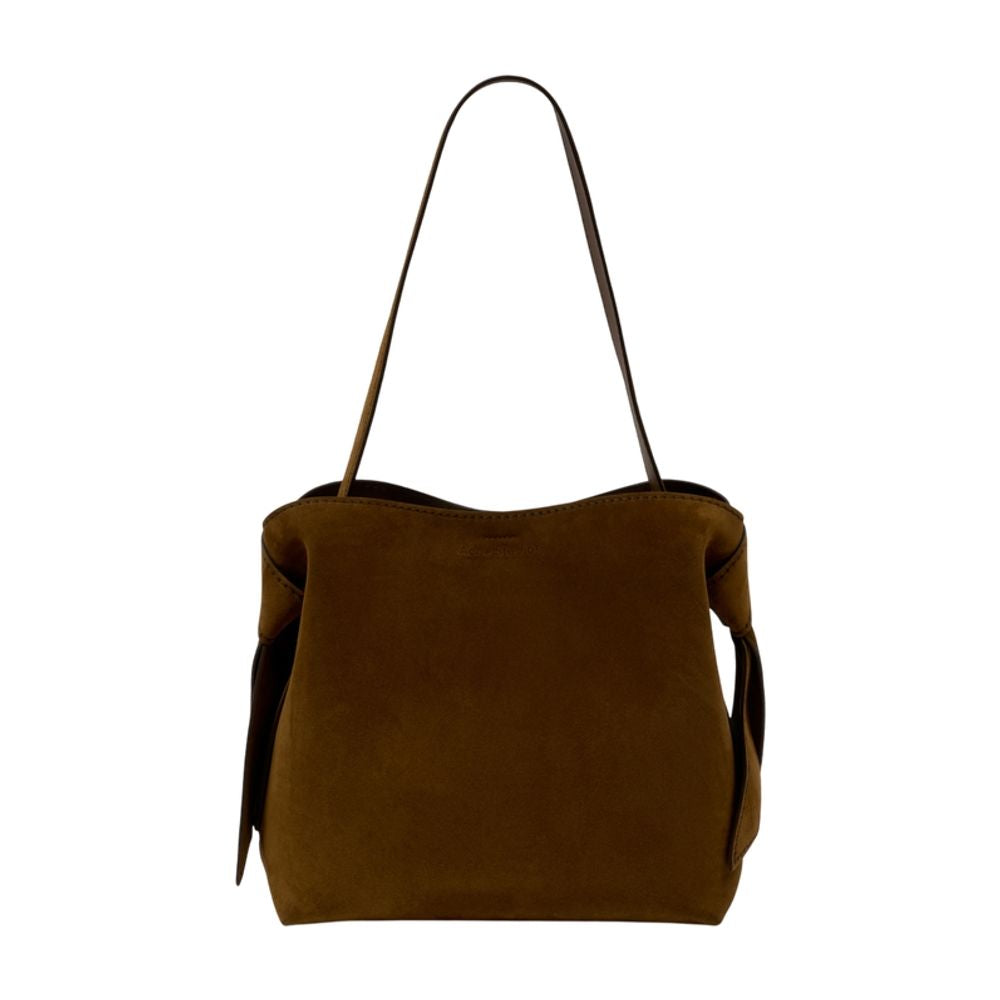 Acne Studios Calfskin Shoulder Bag — Brown