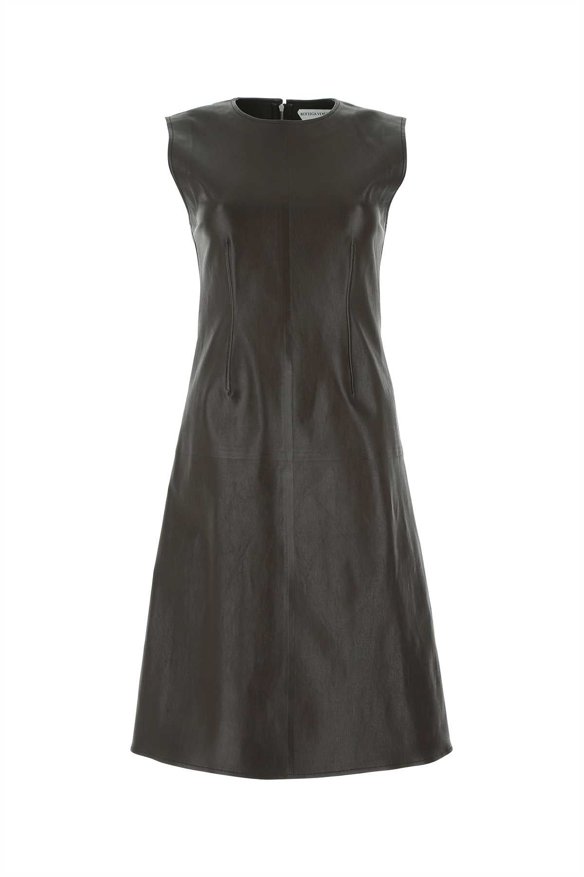 Bottega Veneta Abito Dress — Brown