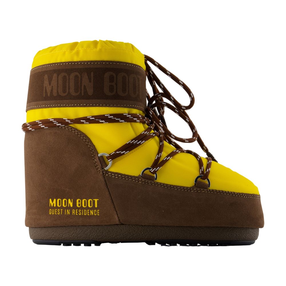 Moon Boot Icon Low Ankle Boot — Yellow