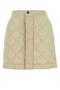 Burberry Quilted Nylon Shorts — Beige