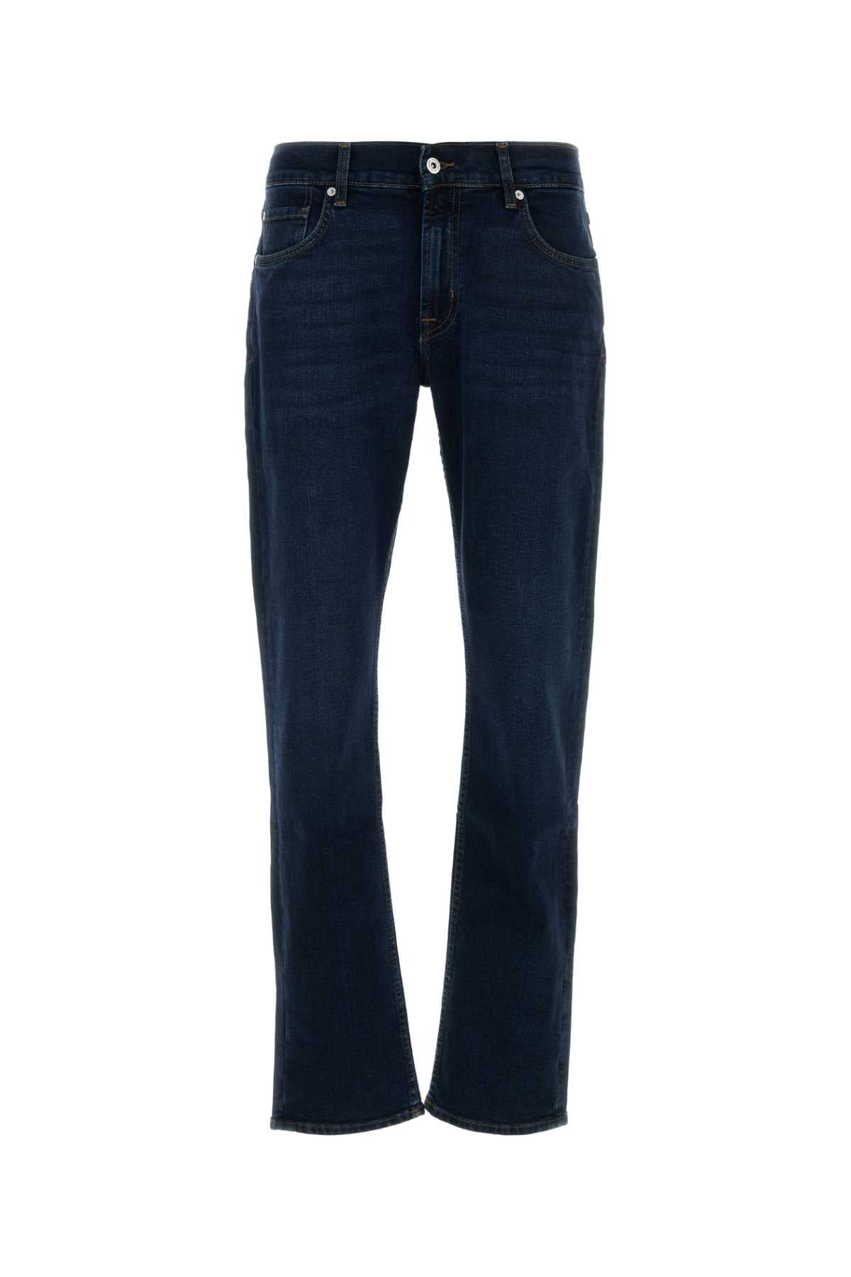 Seven For All Mankind Straight Jeans — Navy