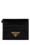 Tarjetero Prada Vitello de piel — Negro