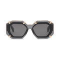 Philipp Plein SPP098V0819 Geometric Full Rim Sunglasses — Gray