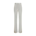 Tom Ford Silk-Viscose Trousers — Beige