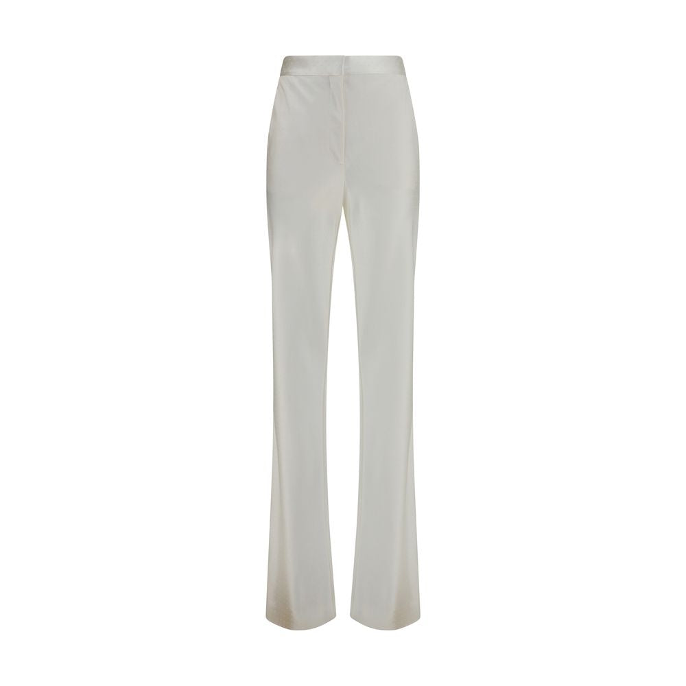 Tom Ford Silk-Viscose Trousers — Beige