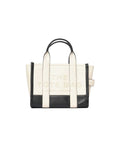 Marc Jacobs Two-Tone Leather Tote Bag — White