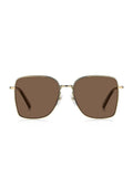 Marc Jacobs MARC Metal Square-Frame Sunglasses — Gold
