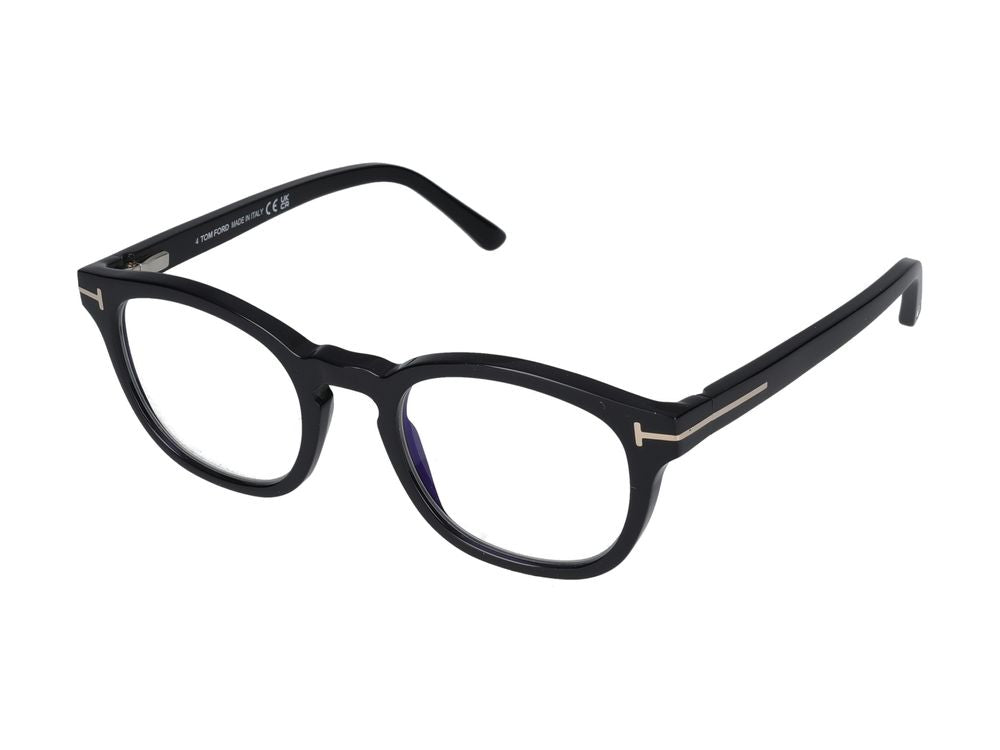 Tom Ford FT5532-B Injected Acetate Eyeglasses — Black