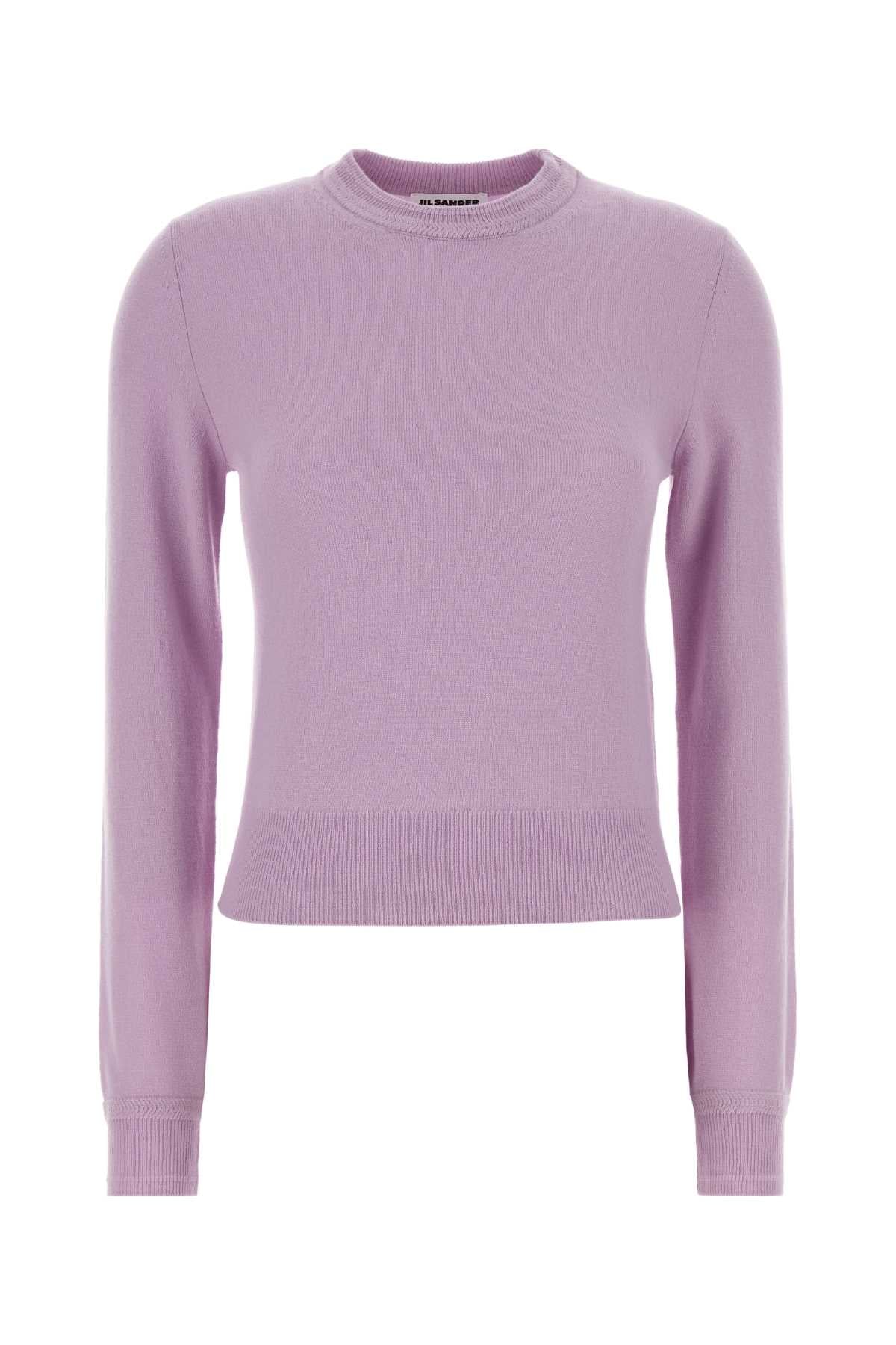 Jil Sander Virgin Wool Sweater — Purple