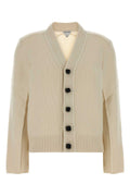 Bottega Veneta Bottoni Cardigan — Beige