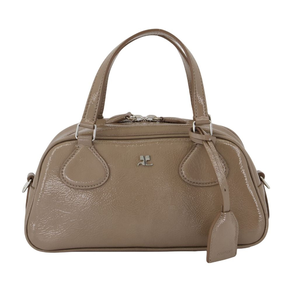 Courreges Friday Shoulder Bag — Taupe