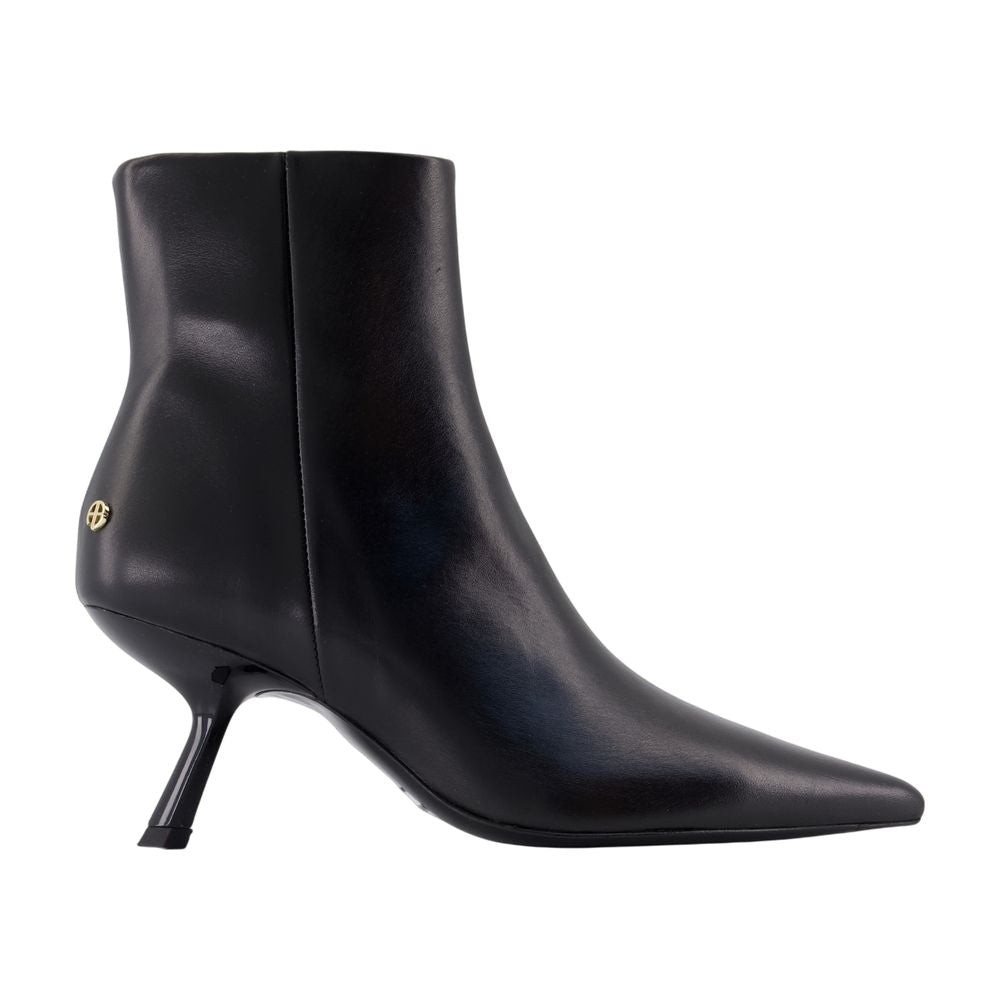 Anine Bing Leather Ankle Boot — Black