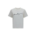 MM6 Maison Margiela Hand-Written Logo Print T-Shirt — White