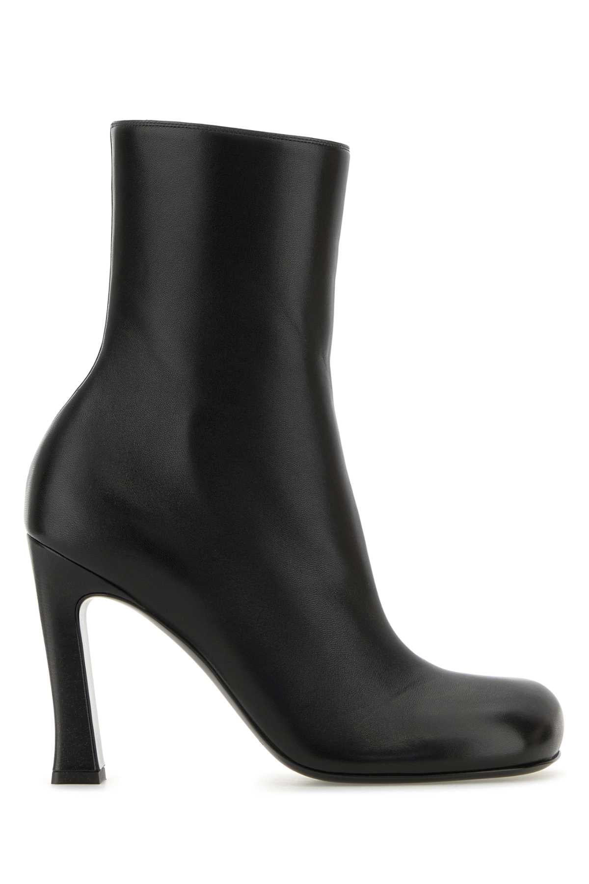 Bottega Veneta Leather Ankle Boot — Black