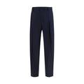 Dolce & Gabbana Merino Wool Flannel Trousers — Navy