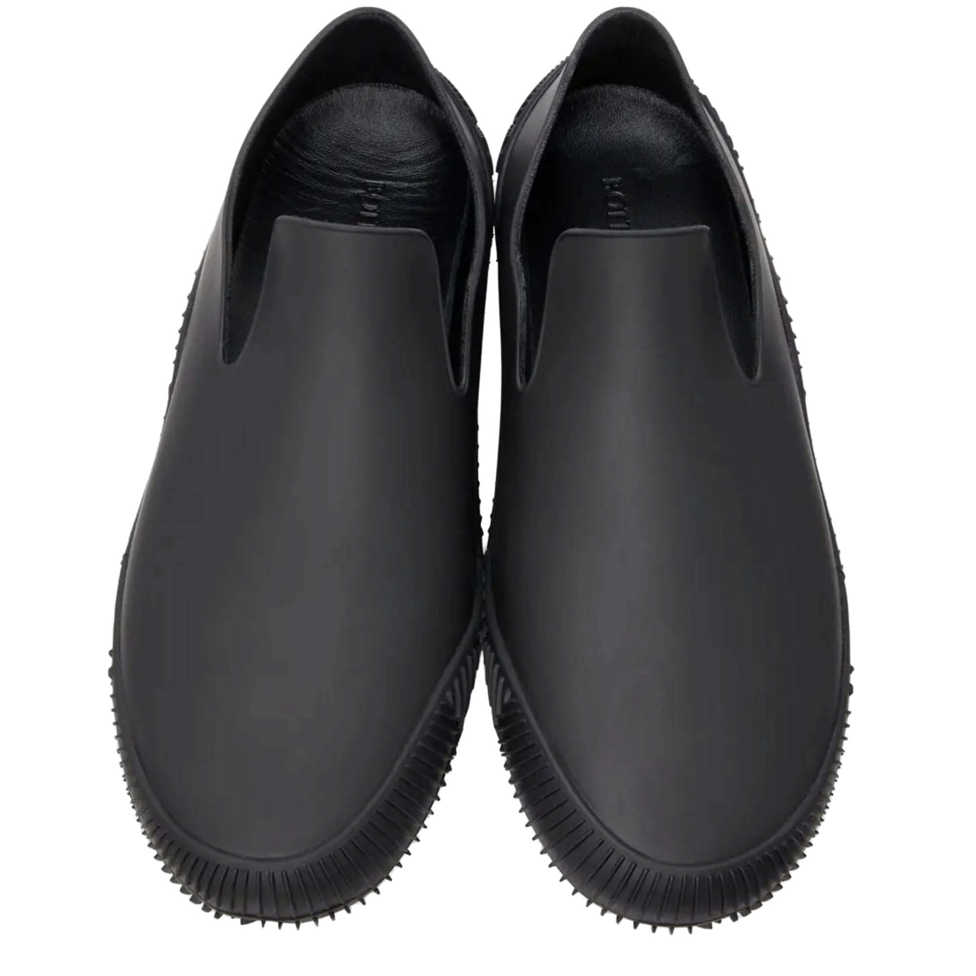 Bottega Veneta Matte Rubber Sneaker — Black