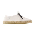 Kenzo Cotton Canvas Espadrille Flat — White
