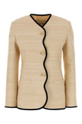 Valentino Garavani Solid Blazer — Beige