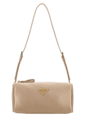 Prada Satin Mini Shoulder Bag — Sand