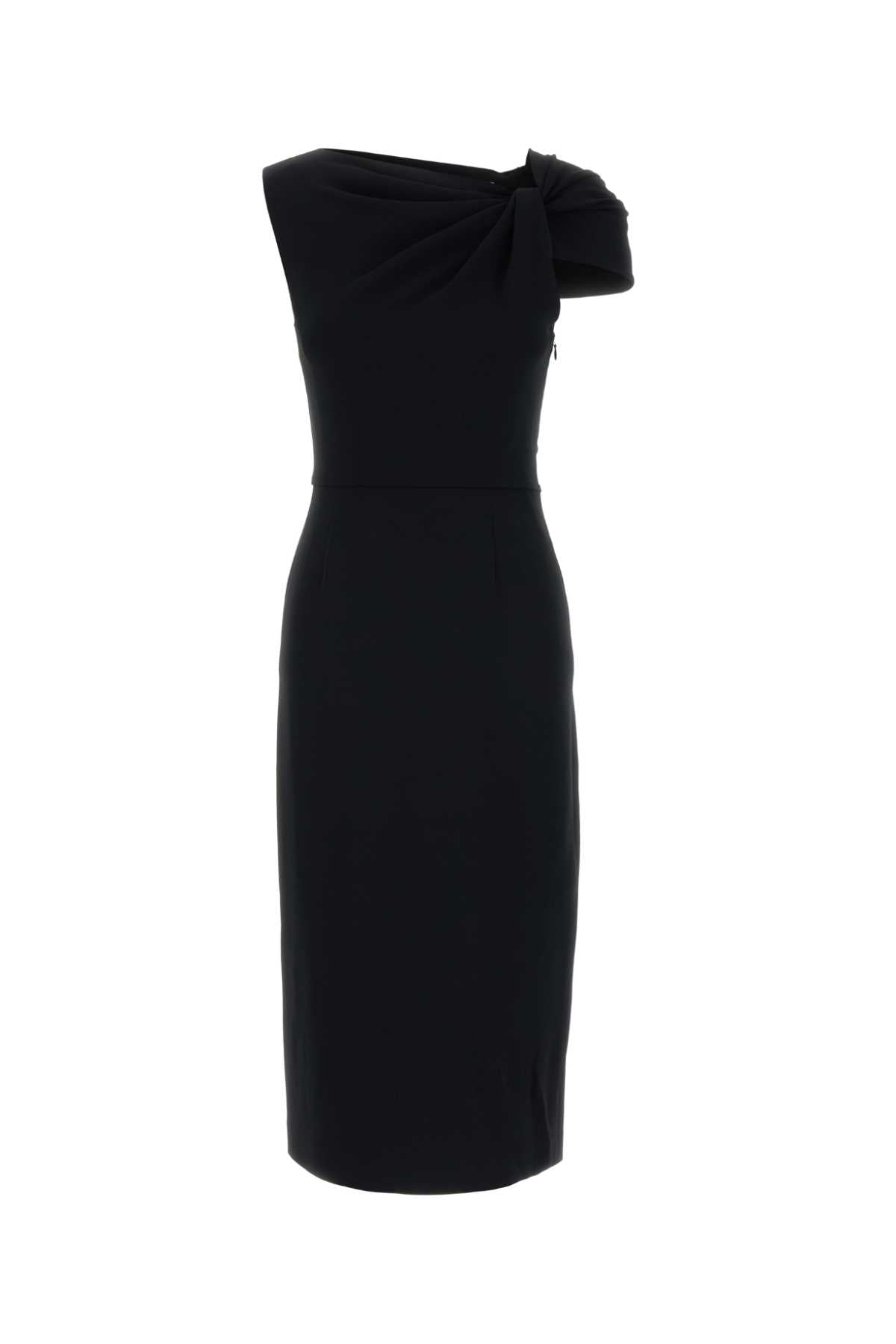Givenchy Draped Dress — Black