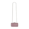 Self-Portrait Crystal Clutch — Pink