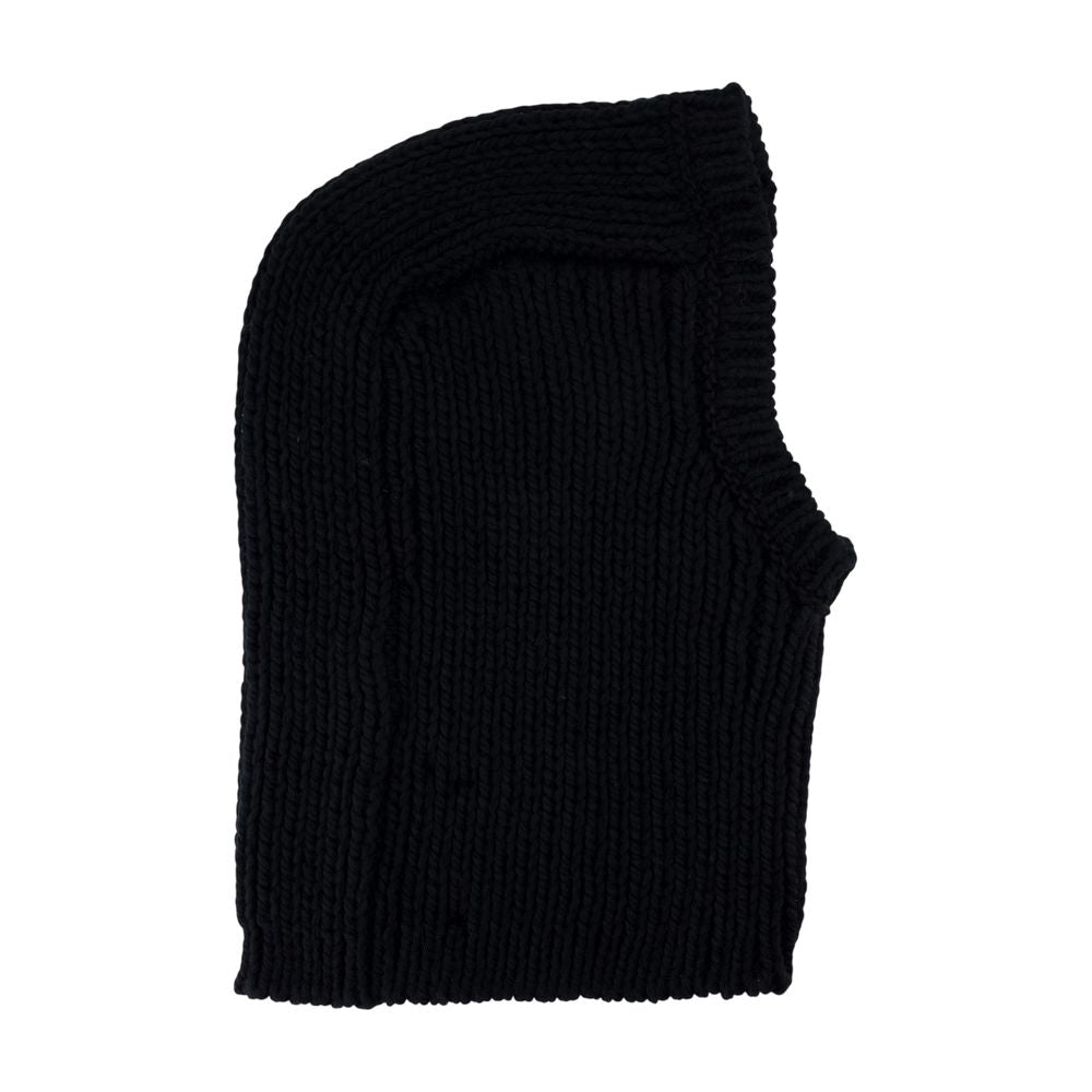 Y-3 JX8310 Ribbed Acrylic Balaclava — Black