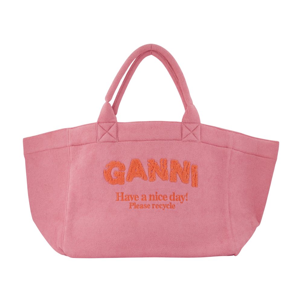 Ganni XXL Tote Bag — Pink