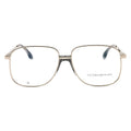 Victoria Beckham VB2134 Square Metal Frame Eyeglasses — Silver