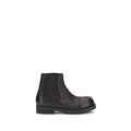 MM6 Maison Margiela Calf Leather Chelsea Boot — Black
