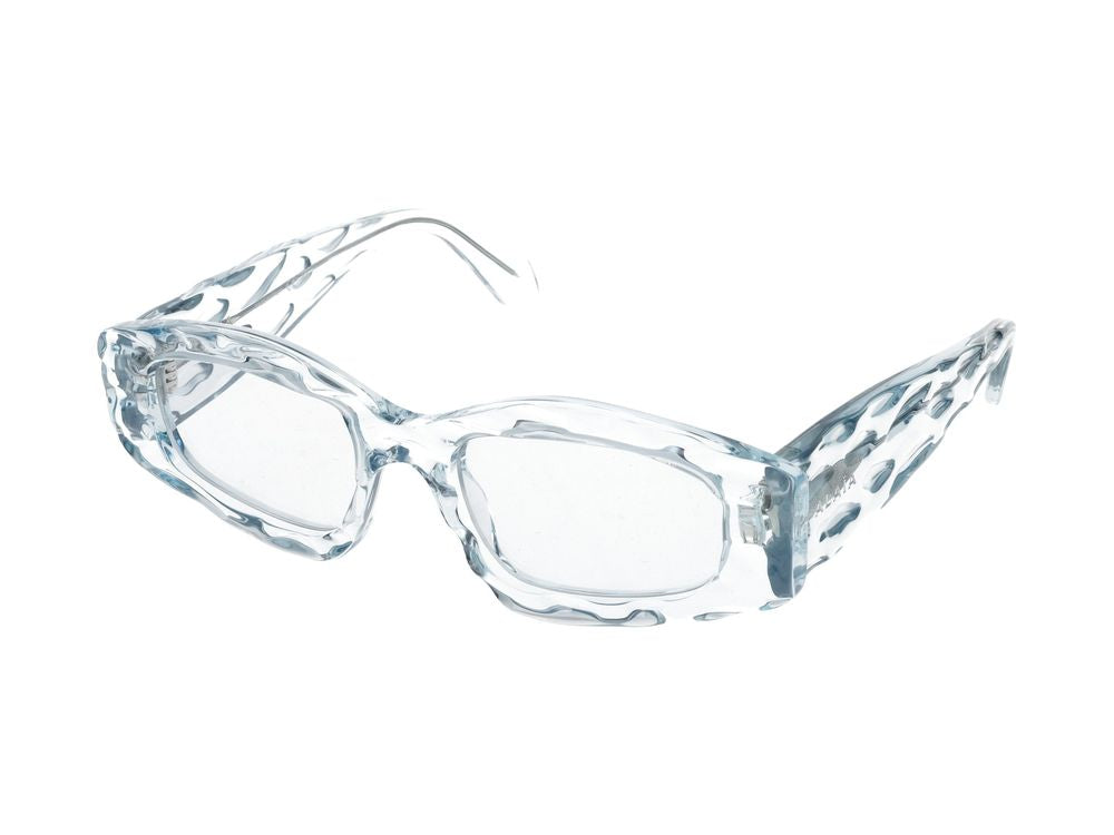 Azzedine Alaia AA0079S Acetate Square Sunglasses — Light Blue
