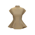 Khaite Andra Blouse — Beige