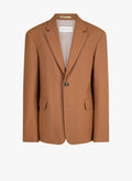 Dries Van Noten Virgin Wool Blazer — Brown