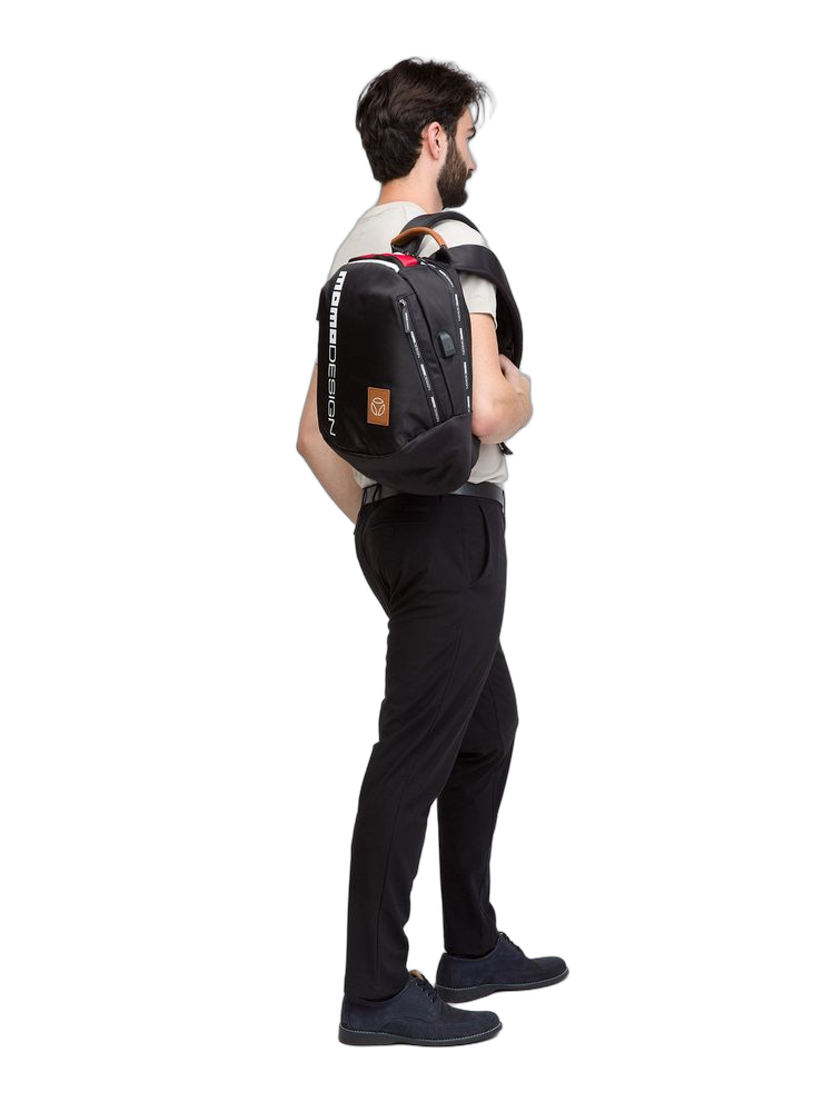 Momo Design Nylon Backpack — Black