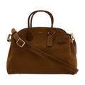 Coach Top Handle Bag — Brown