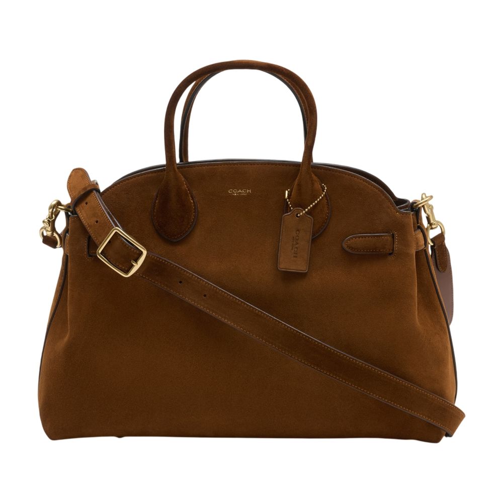 Coach Top Handle Bag — Brown