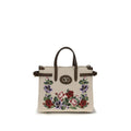 Valentino Garavani Antibes Top Handle Bag — Beige