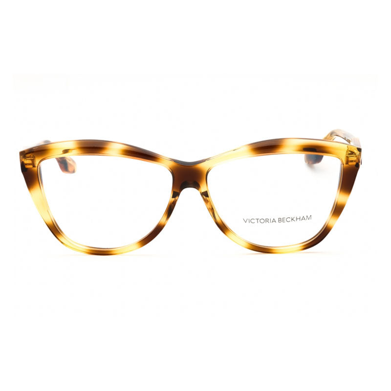 Victoria Beckham VB2627222 Cat-Eye Tortoiseshell Eyeglasses — Brown