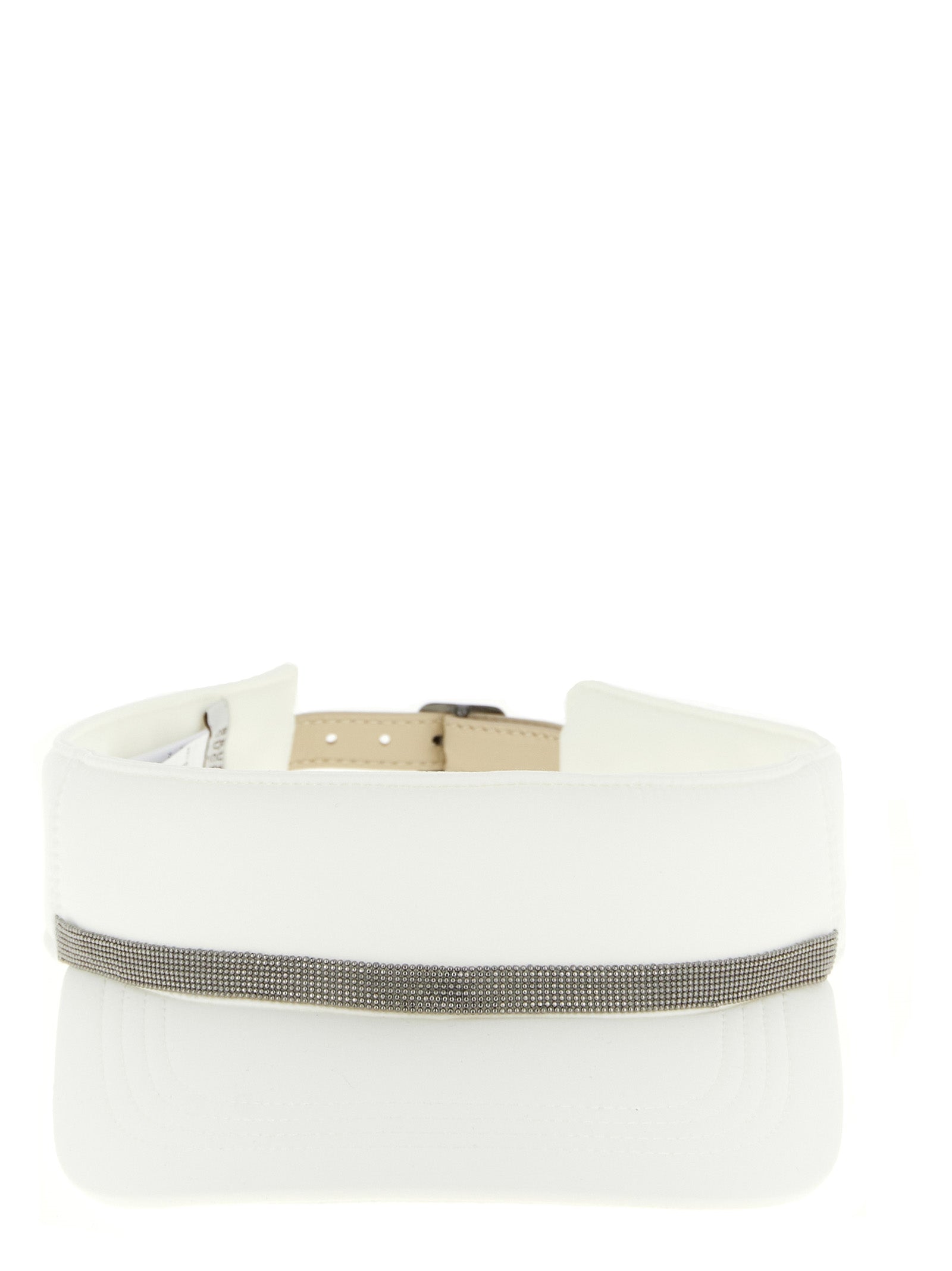 Brunello Cucinelli BR329742BM Visor — White