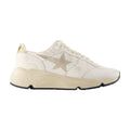 Golden Goose Deluxe Brand Star-Motif Leather Sneaker — White