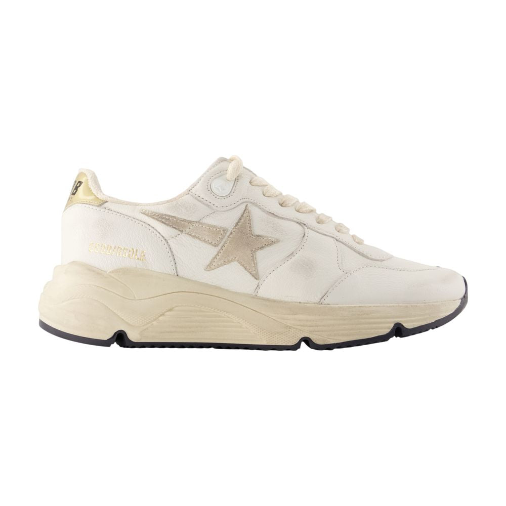 Golden Goose Deluxe Brand Star-Motif Leather Sneaker — White