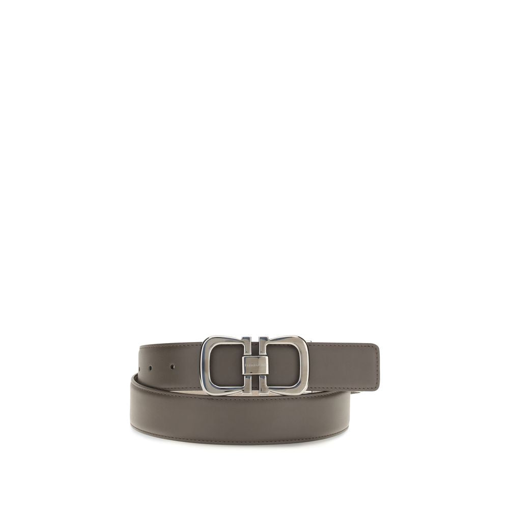 Ferragamo Calf Leather Belt — Brown